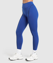 Contour Leggings - Wave Blue/Black