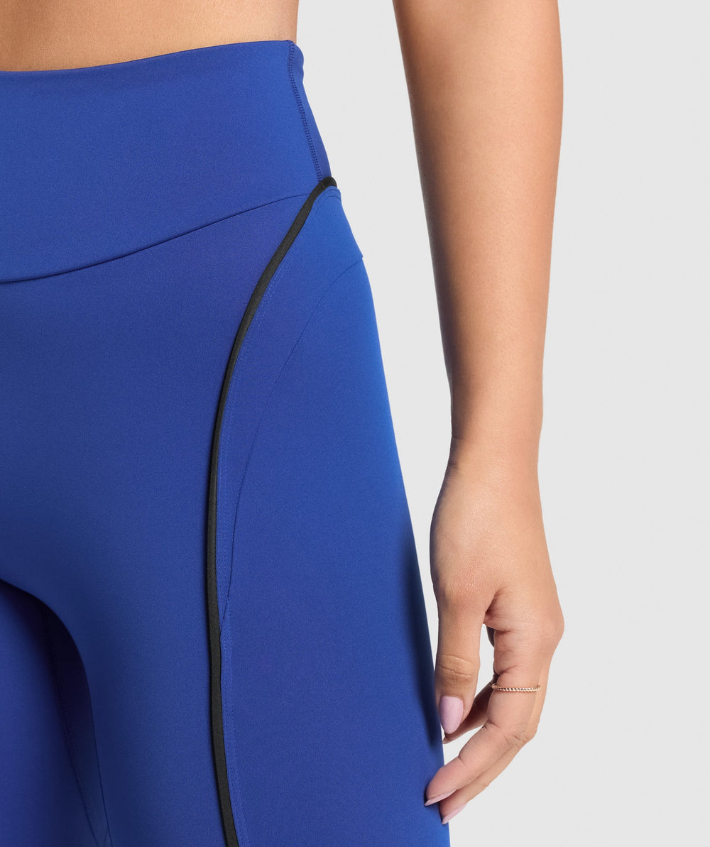 Contour Leggings - Wave Blue/Black
