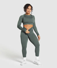 Adapt Fleck x Whitney Leggings - Slate Teal/Cargo Teal