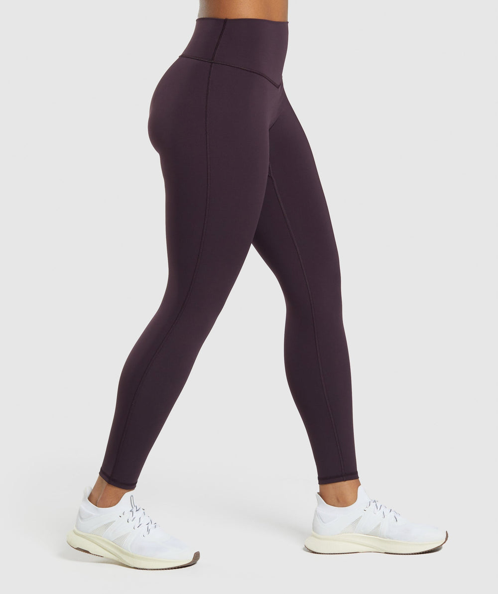 Elevate Leggings - Plum Brown