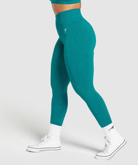 Adapt Fleck x Whitney Leggings - Ocean Teal/Artificial Teal