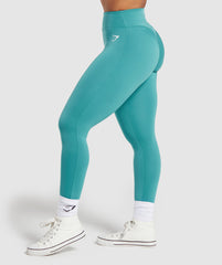 Power Regular Leggings - Bondi Teal