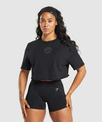 Legacy Crop Top - Black