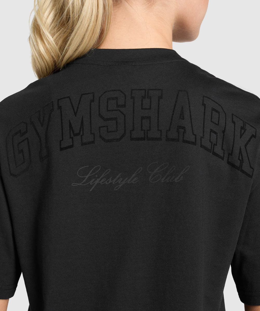 Campus Classics Graphic T-Shirt - Black