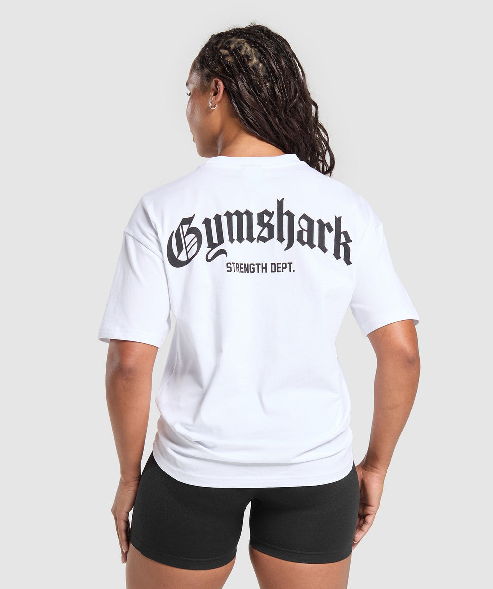Strength Department Graphic T-Shirt - White