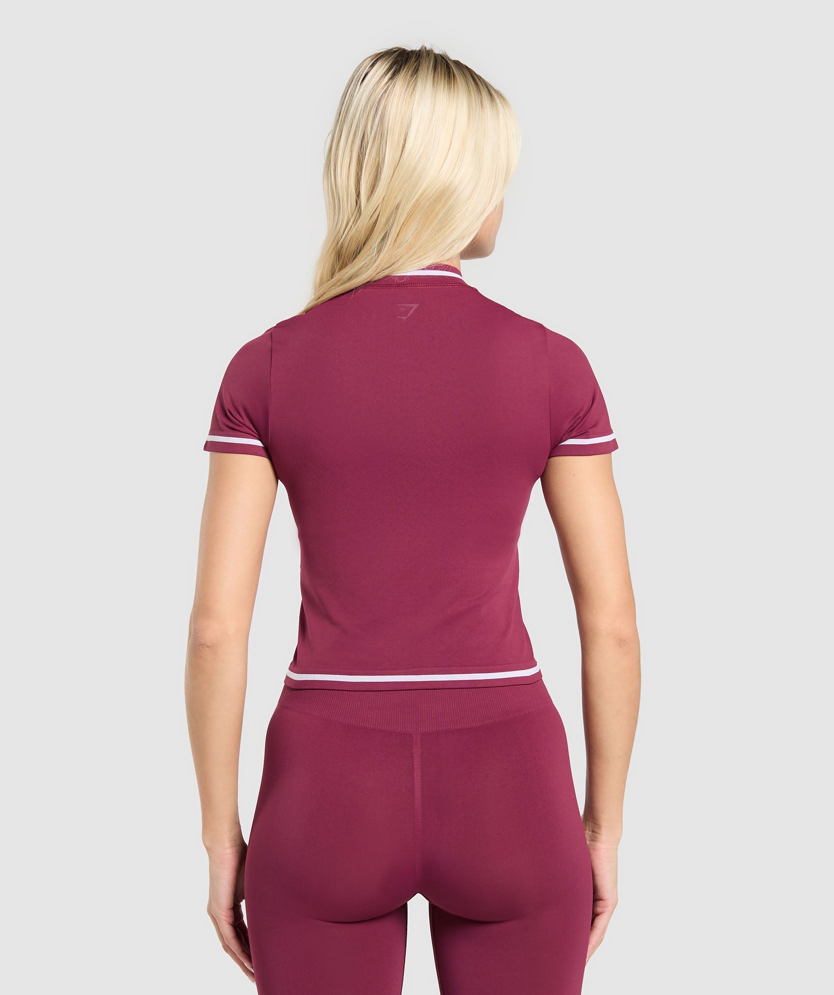 Contrast Seamless T-Shirt - Strong Pink