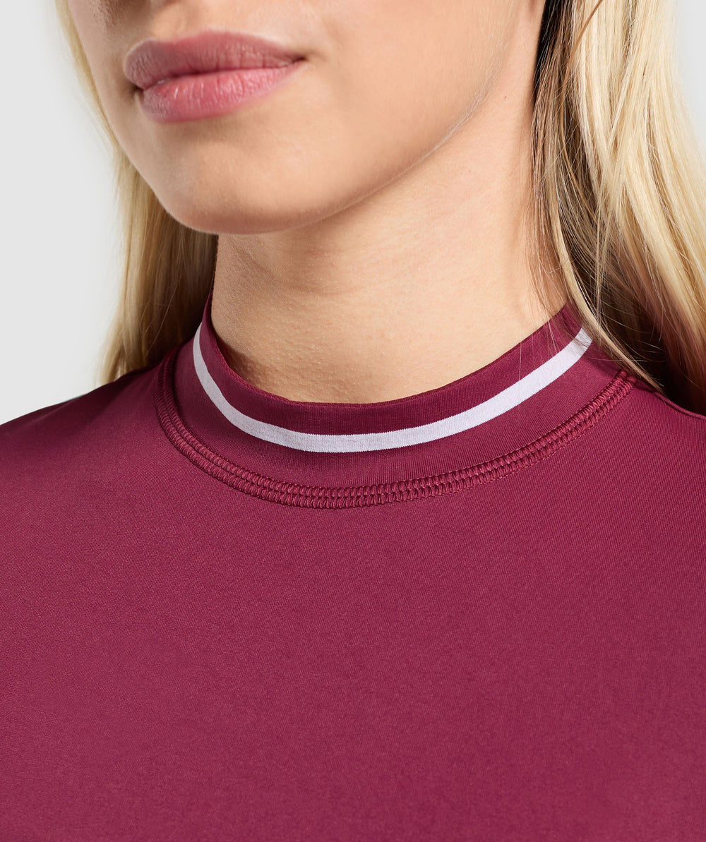 Contrast Seamless T-Shirt - Strong Pink