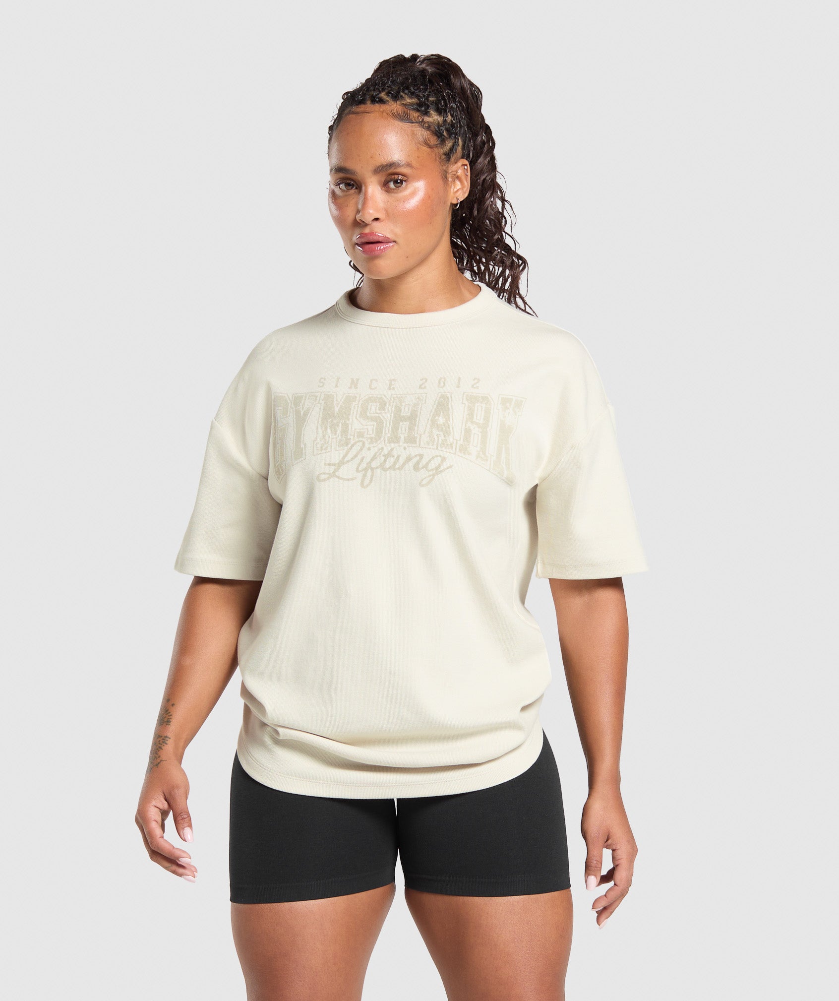 Lifting Oversized Pump Cover - Oat White