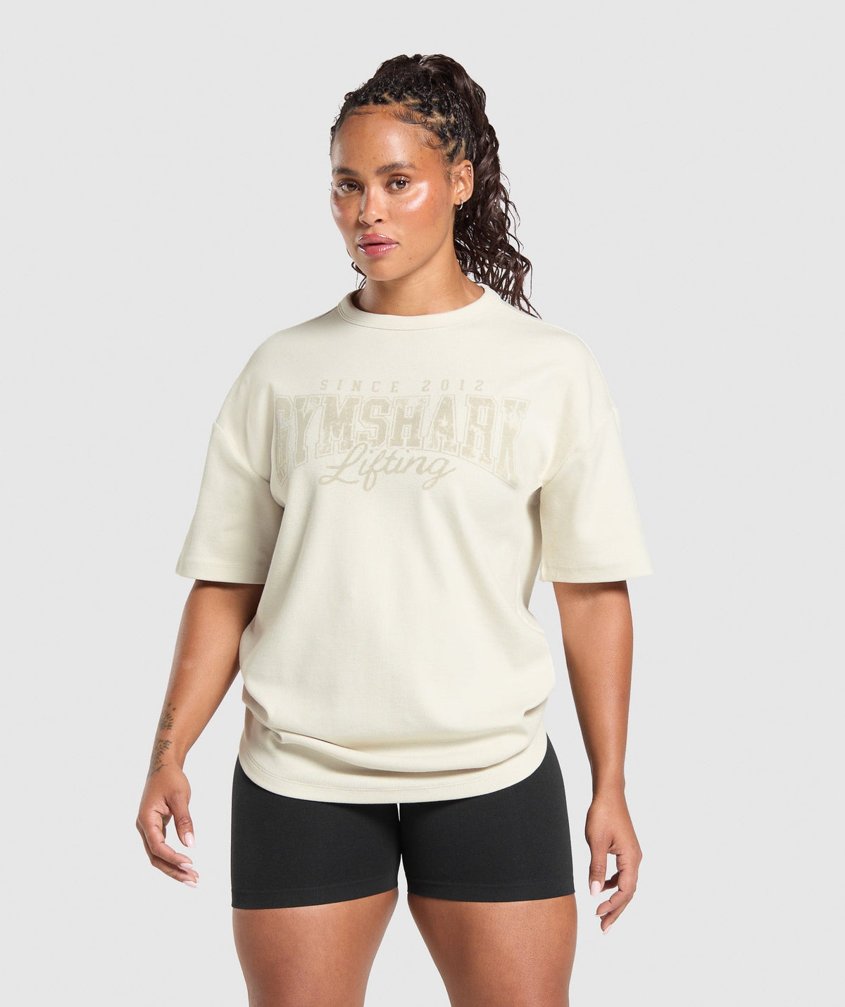 Lifting Oversized Pump Cover - Oat White
