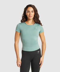 Training Baby Tee - Celeste Blue