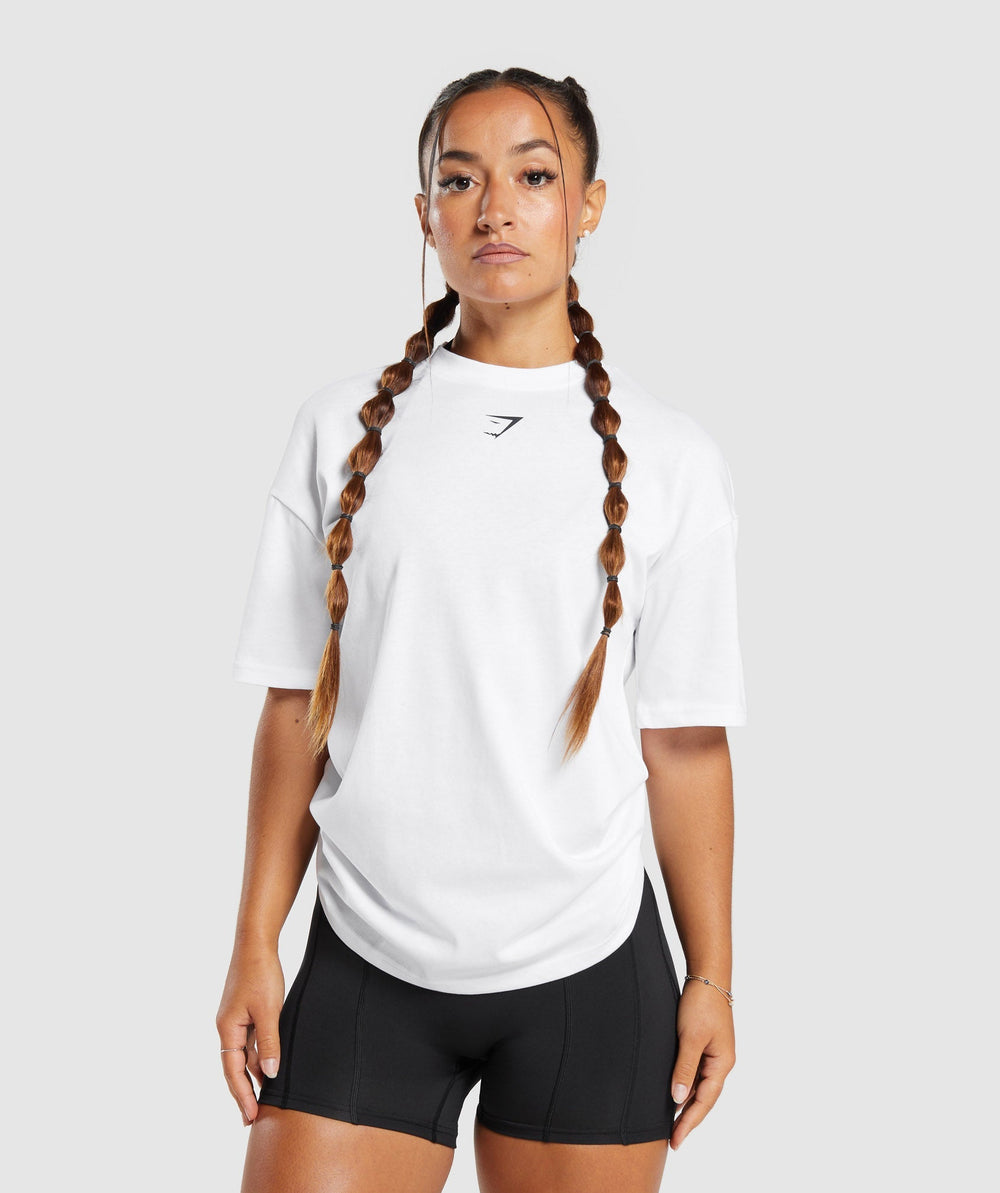 Power Oversized T-Shirt - White