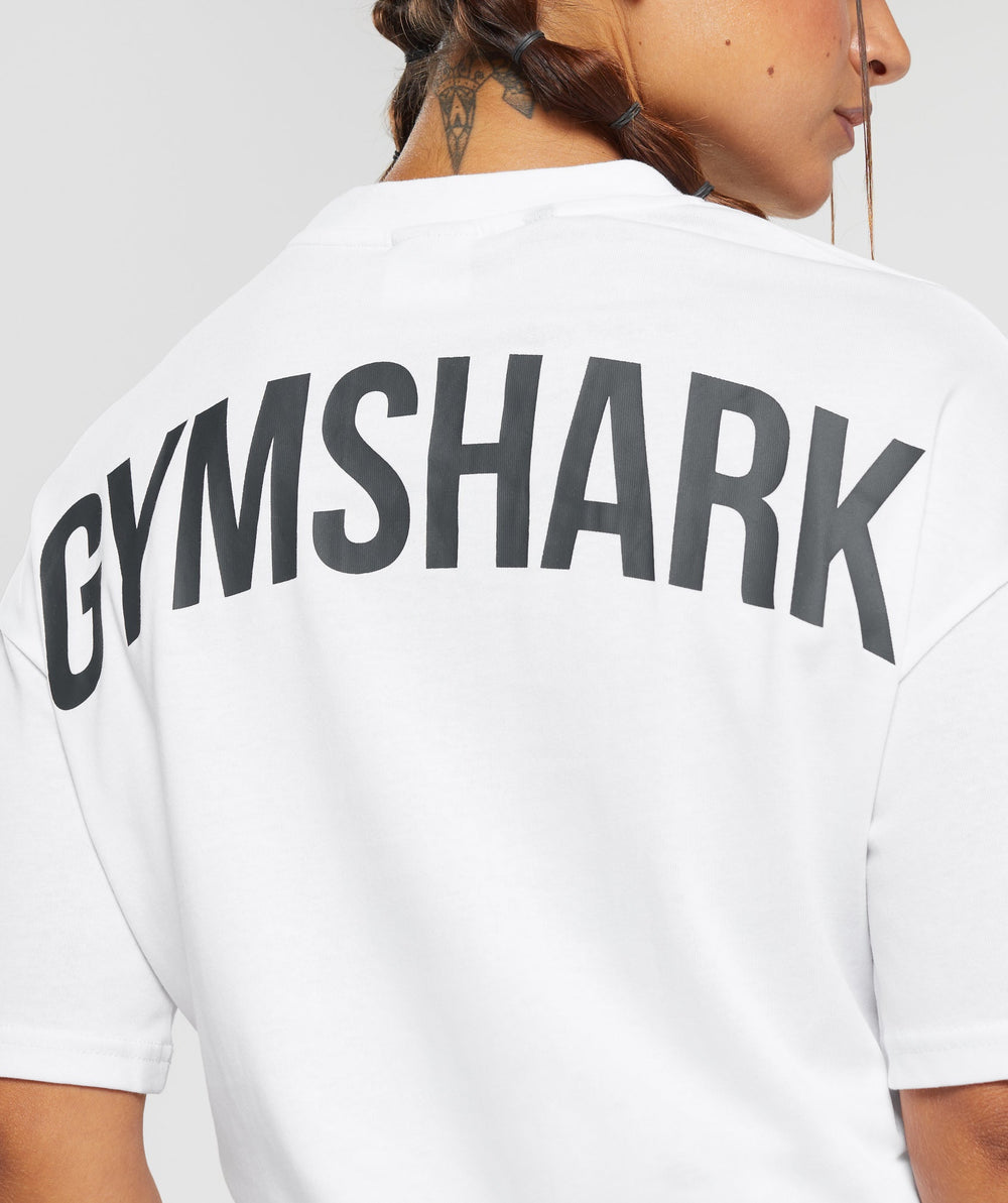 Power Oversized T-Shirt - White