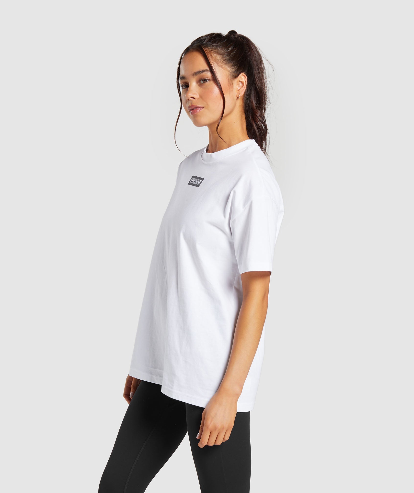 Block Oversized T-Shirt - White