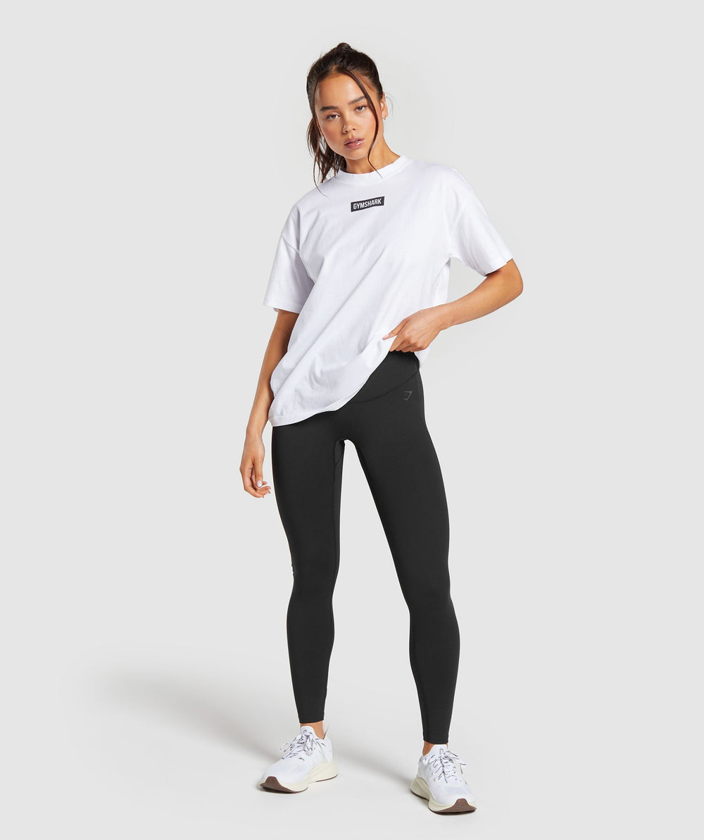 Block Oversized T-Shirt - White