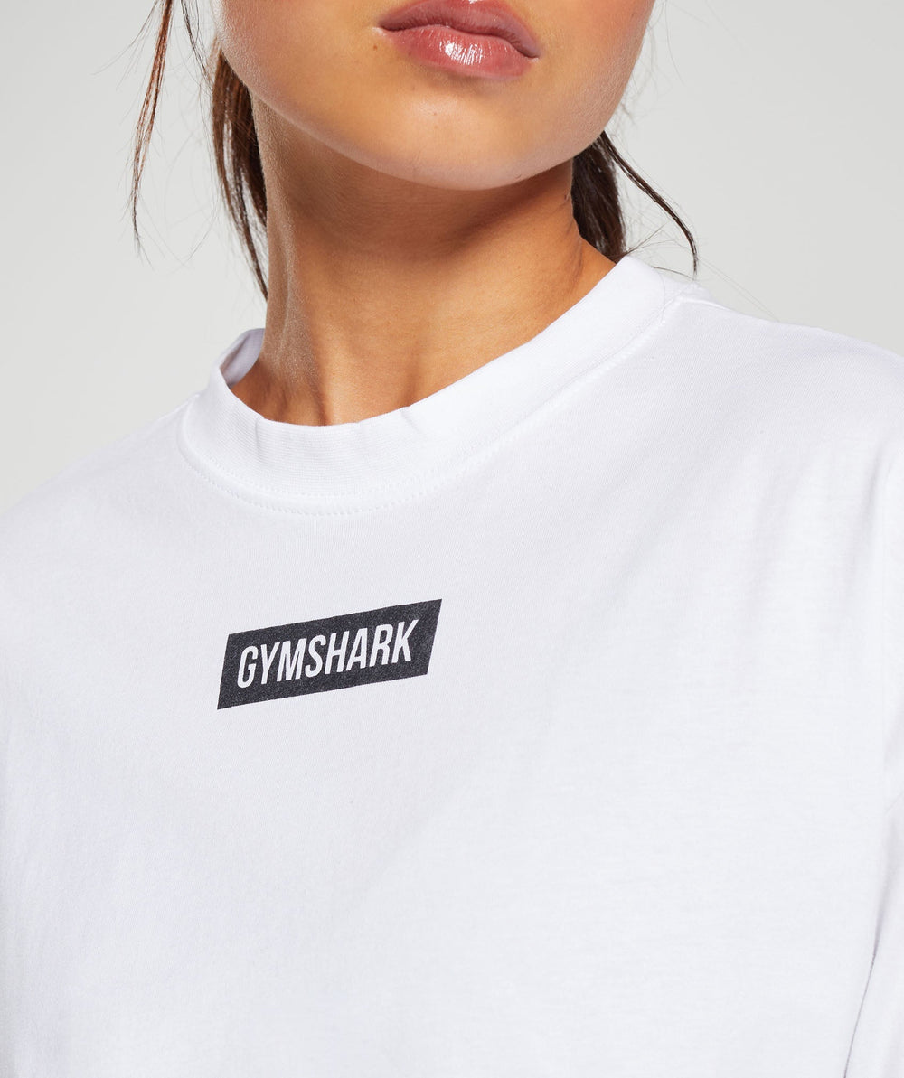 Block Oversized T-Shirt - White
