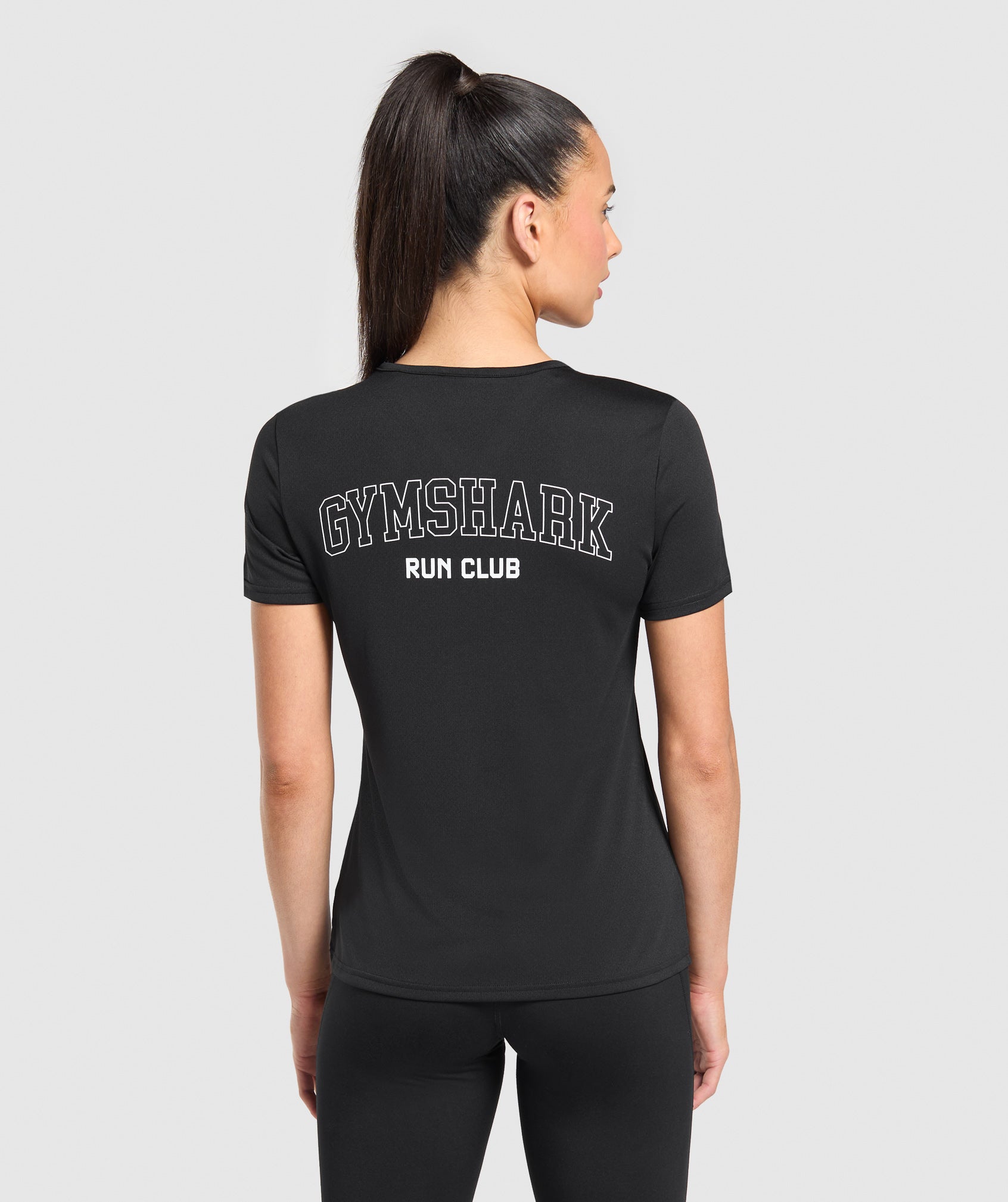 Run Club Graphic T-Shirt - Black