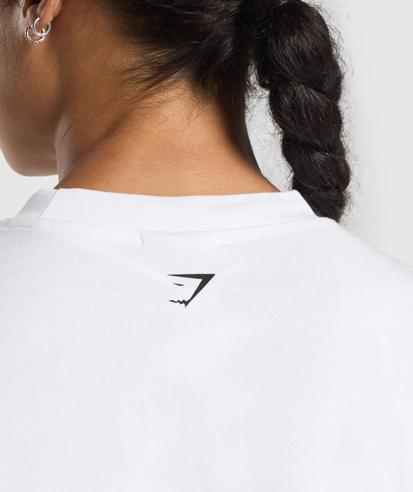 Lifting Essentials Graphic Oversized T-Shirt - White