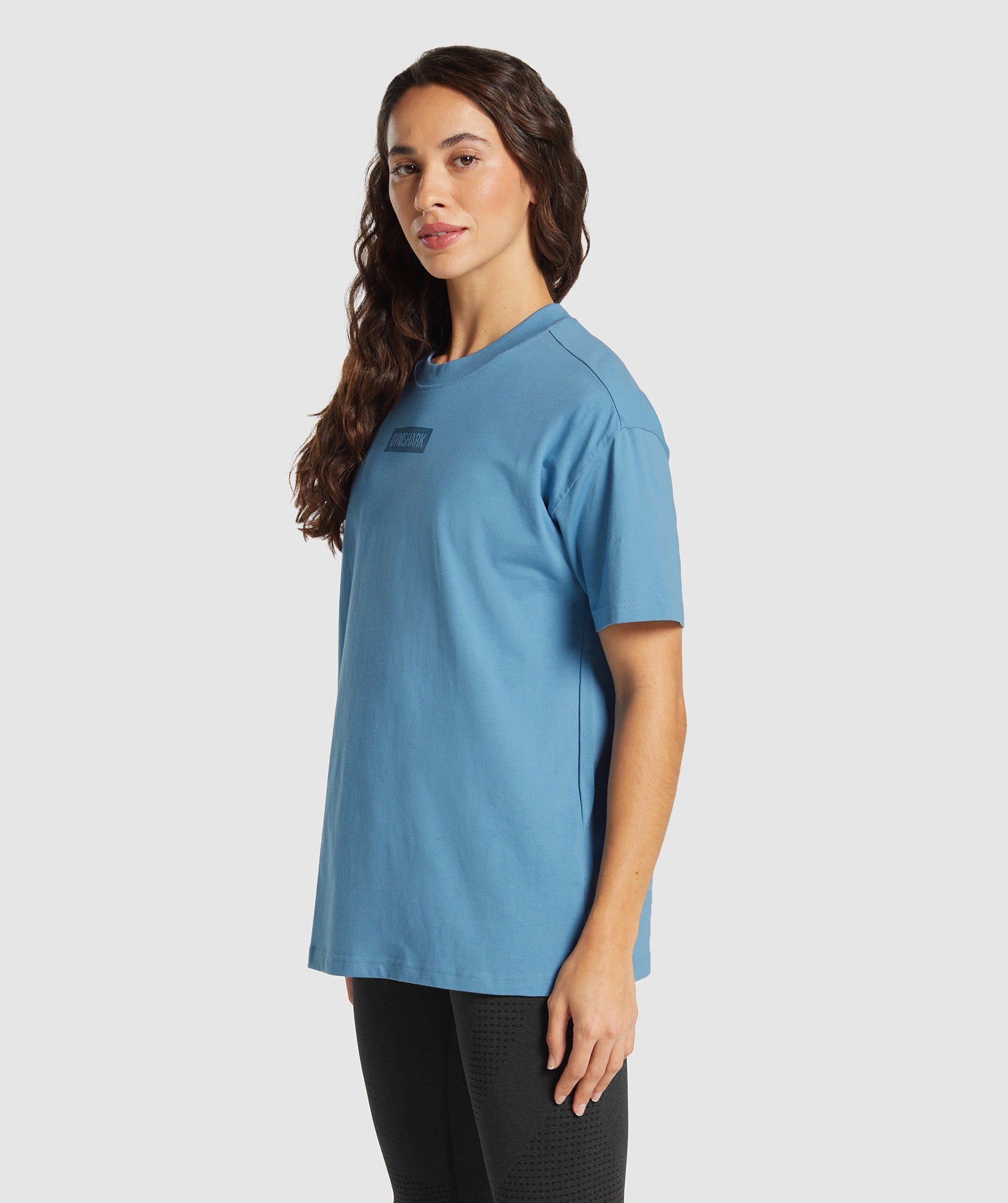 Block Oversized T-Shirt - Classic Blue