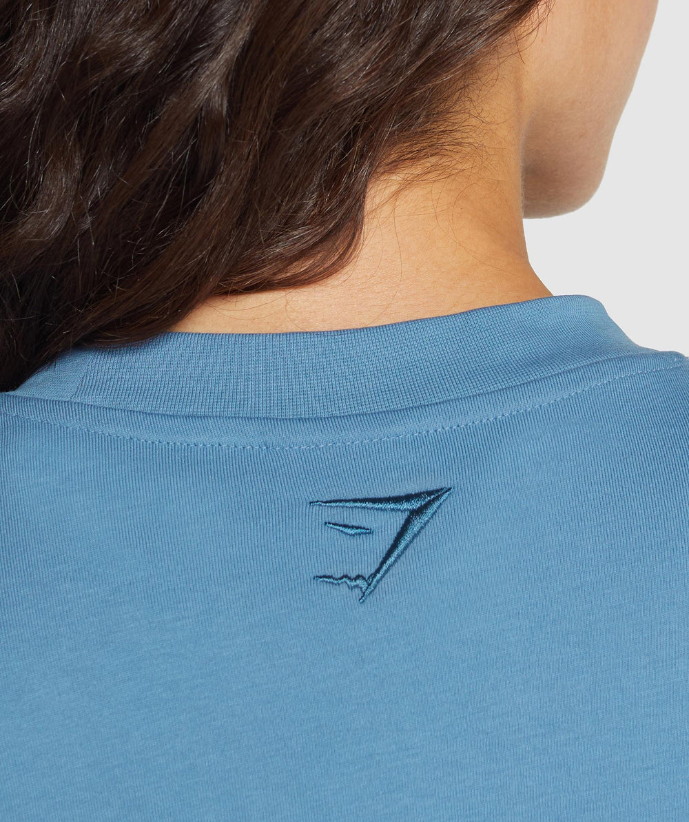 Block Oversized T-Shirt - Classic Blue