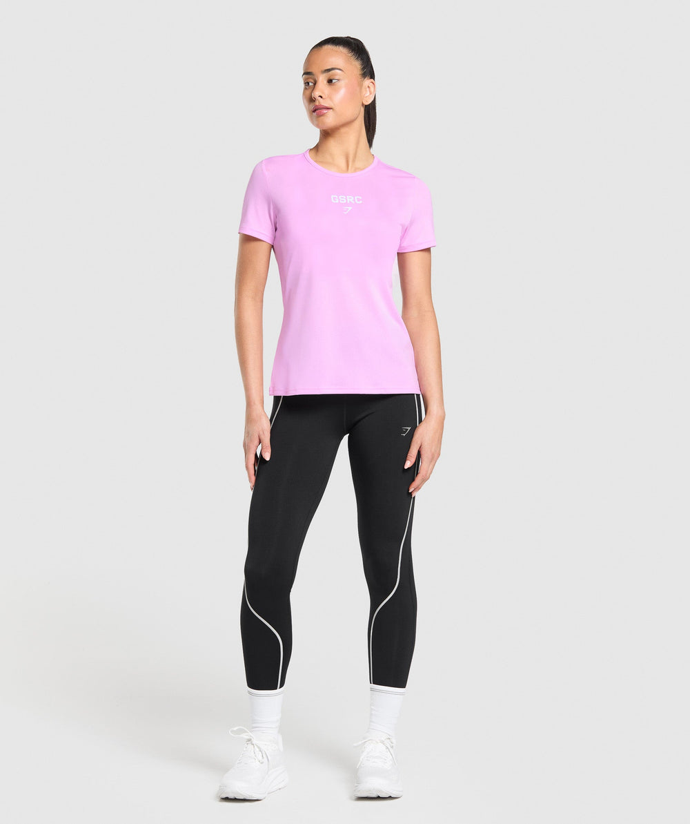Run Club Graphic T-Shirt - Sour Pink