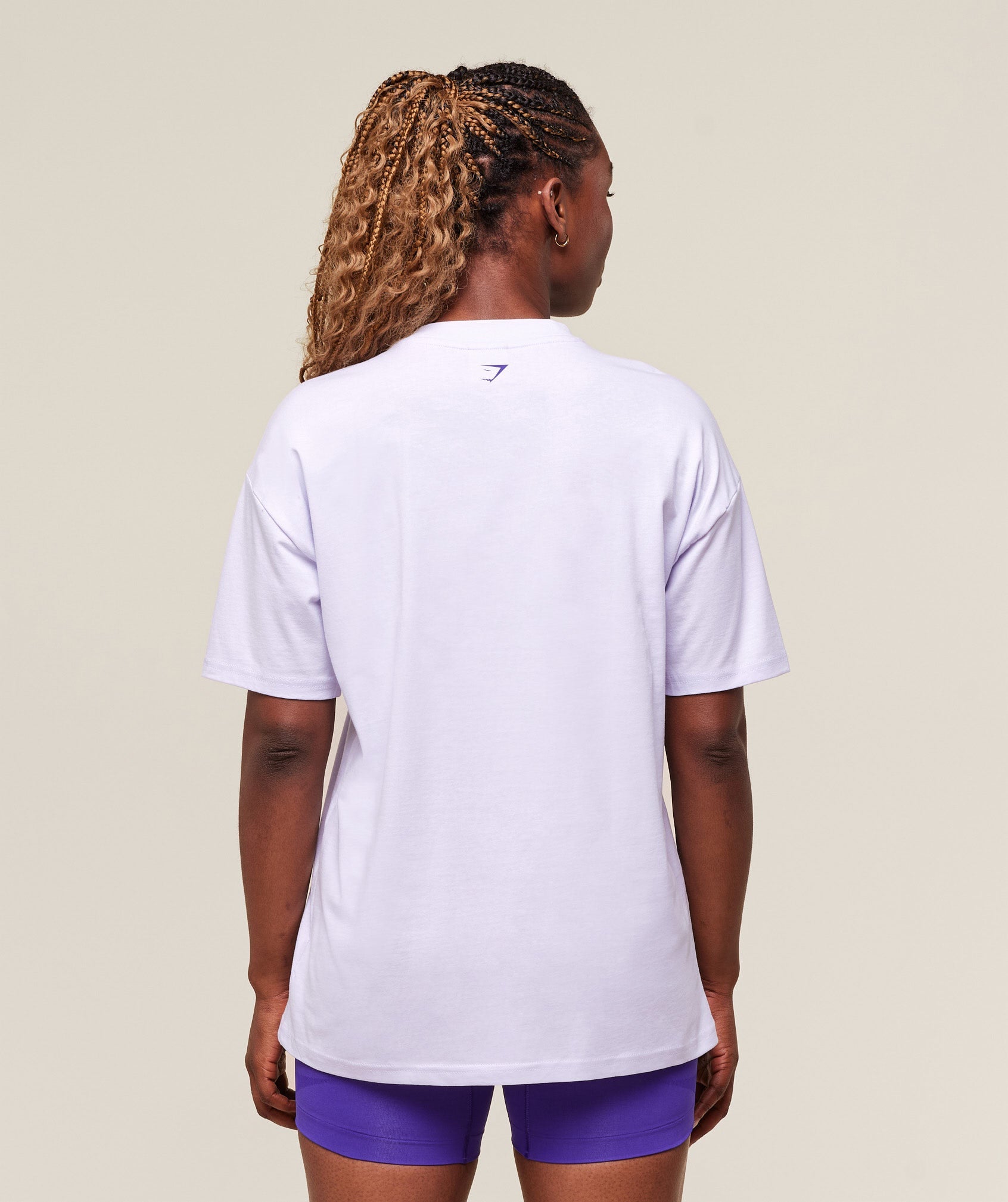 Heavy Duty Graphic Oversized T-Shirt - Fresh Lilac