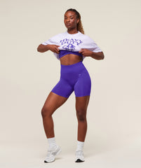 Heavy Duty Graphic Oversized T-Shirt - Fresh Lilac