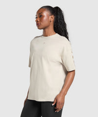 Wordmark Graphic T-Shirt - Pebble Grey
