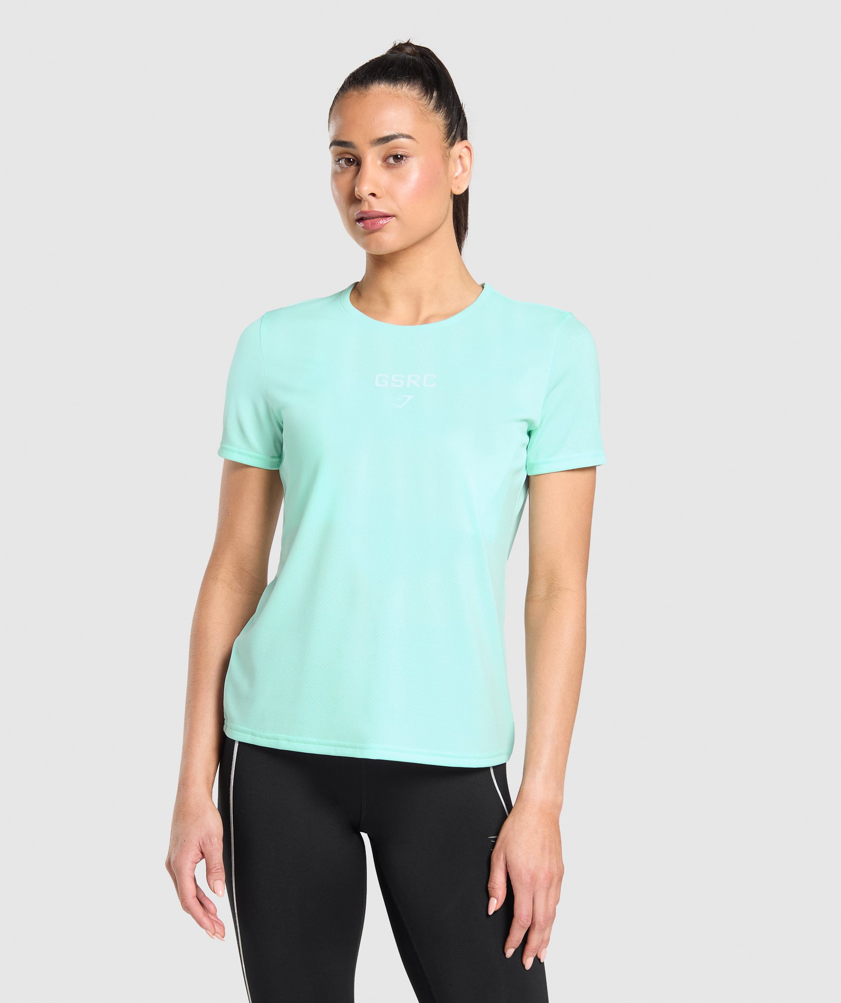 Run Club Graphic T-Shirt - Pop Turquoise