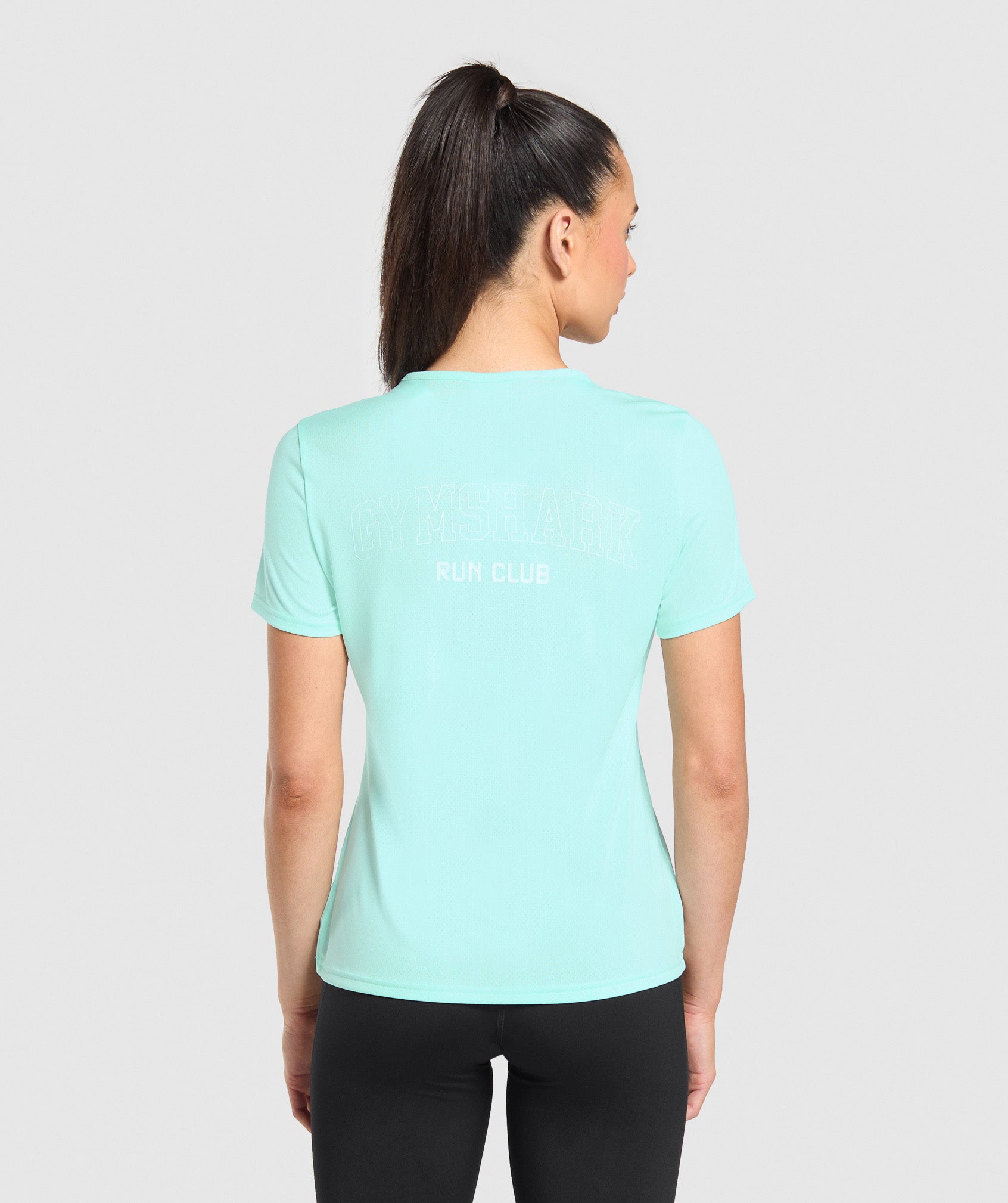 Run Club Graphic T-Shirt - Pop Turquoise