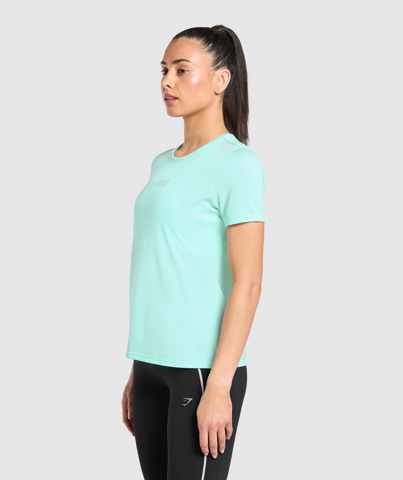 Run Club Graphic T-Shirt - Pop Turquoise