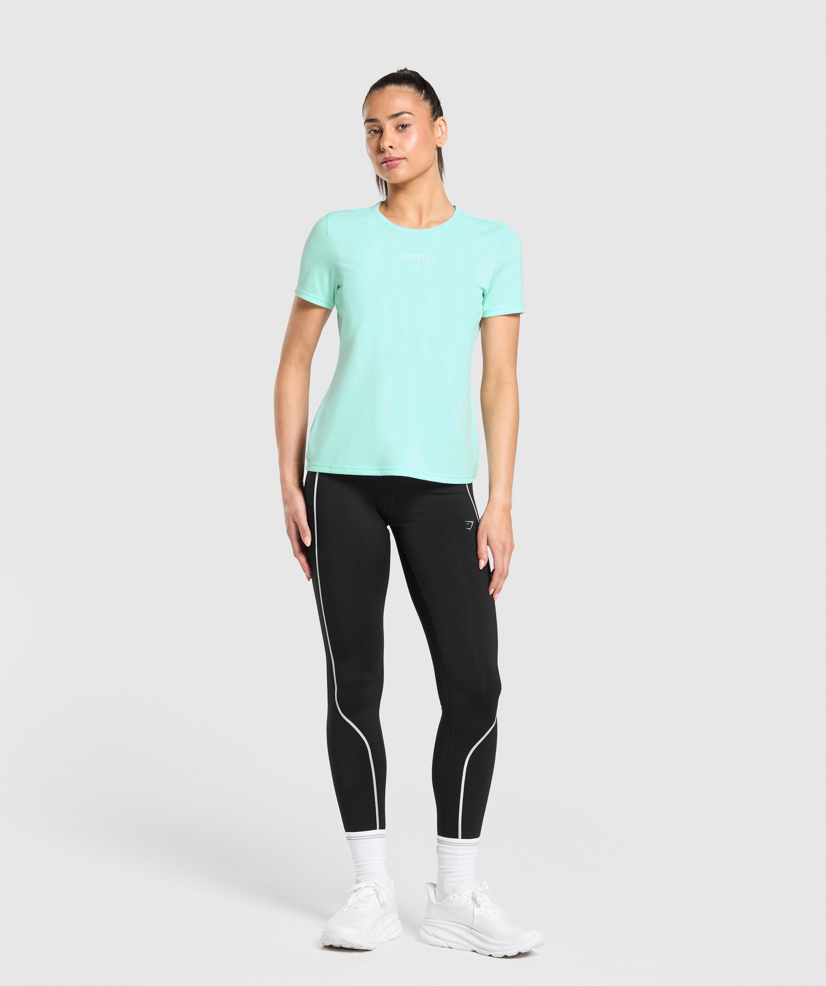Run Club Graphic T-Shirt - Pop Turquoise