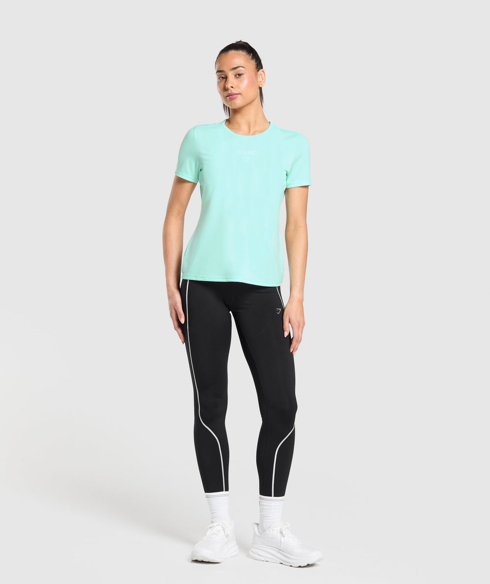 Run Club Graphic T-Shirt - Pop Turquoise