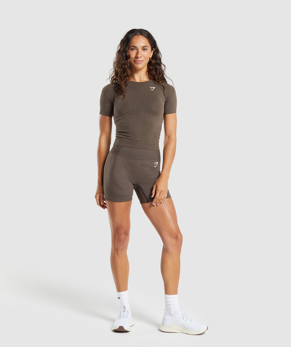 Vital Tight T-Shirt - Penny Brown Marl