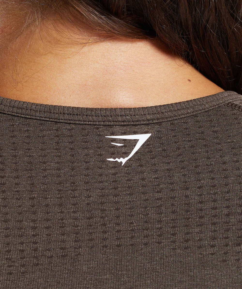 Vital Tight T-Shirt - Penny Brown Marl