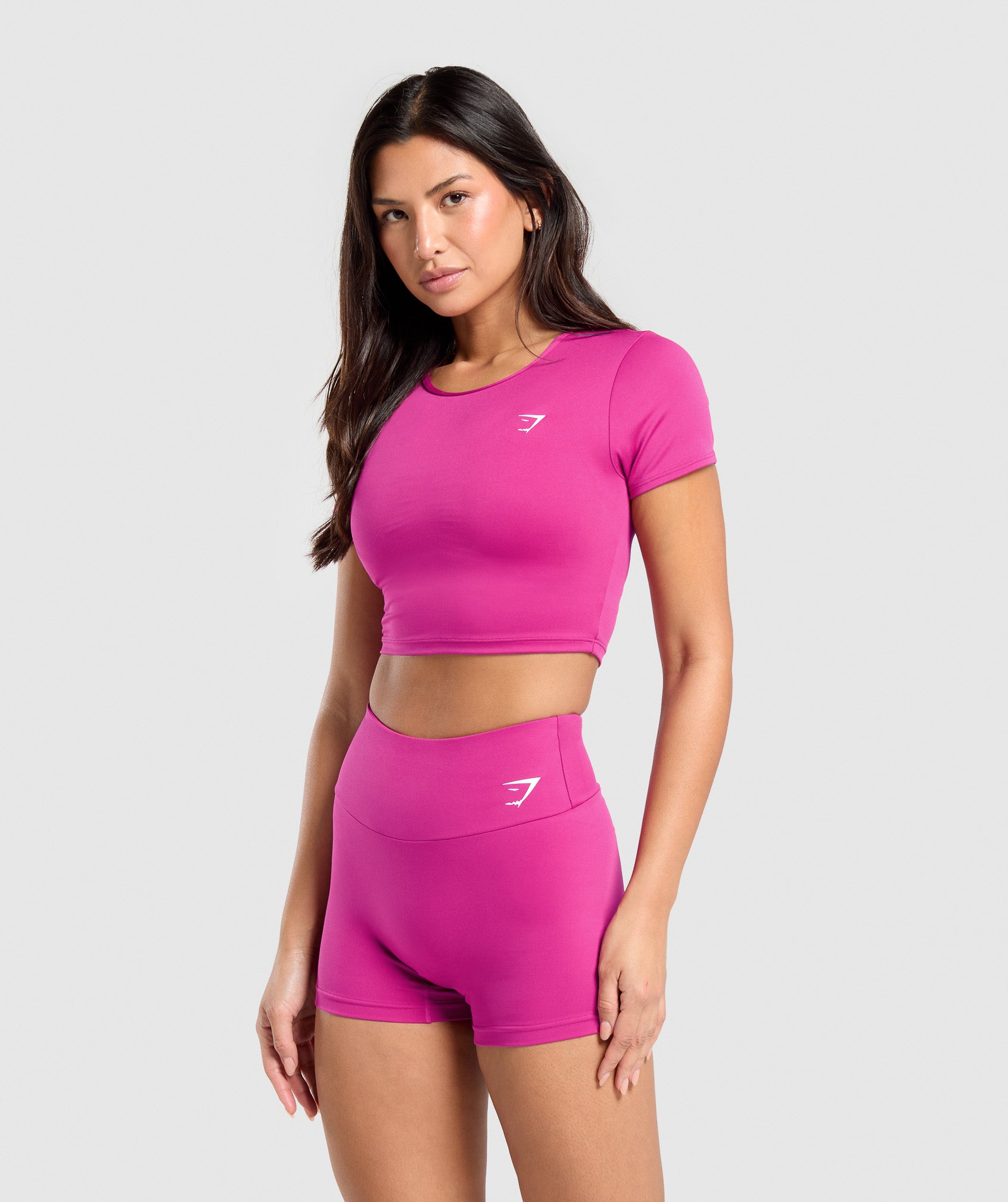 Training Cap Sleeve T-Shirt - Winning Pink