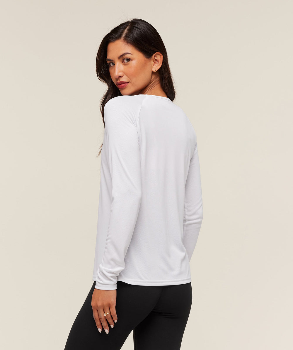 Training Long Sleeve Top  - White