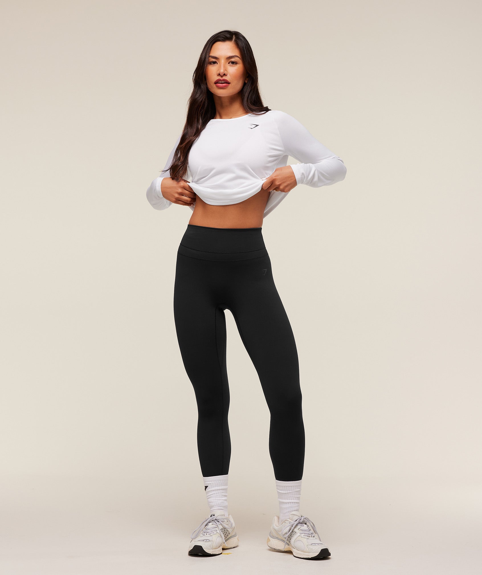 Training Long Sleeve Top  - White