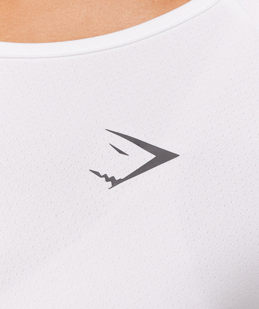 Training Long Sleeve Top  - White