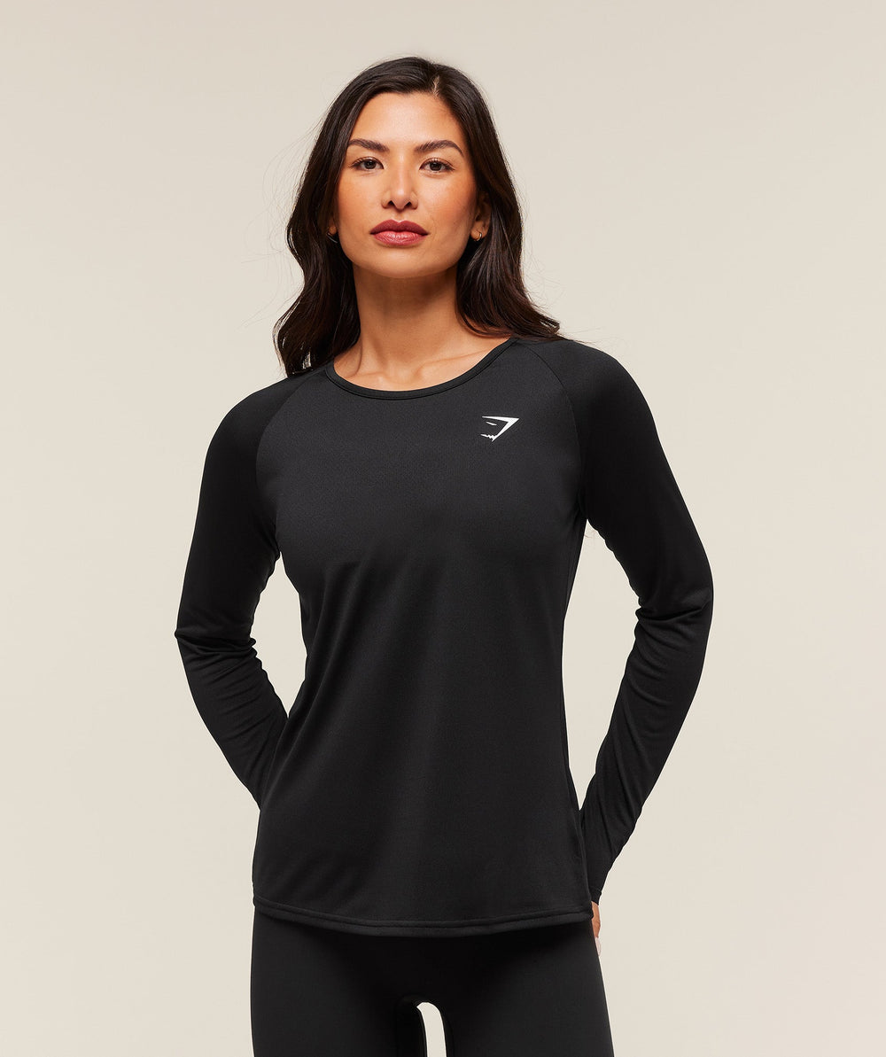 Training Long Sleeve Top  - Black