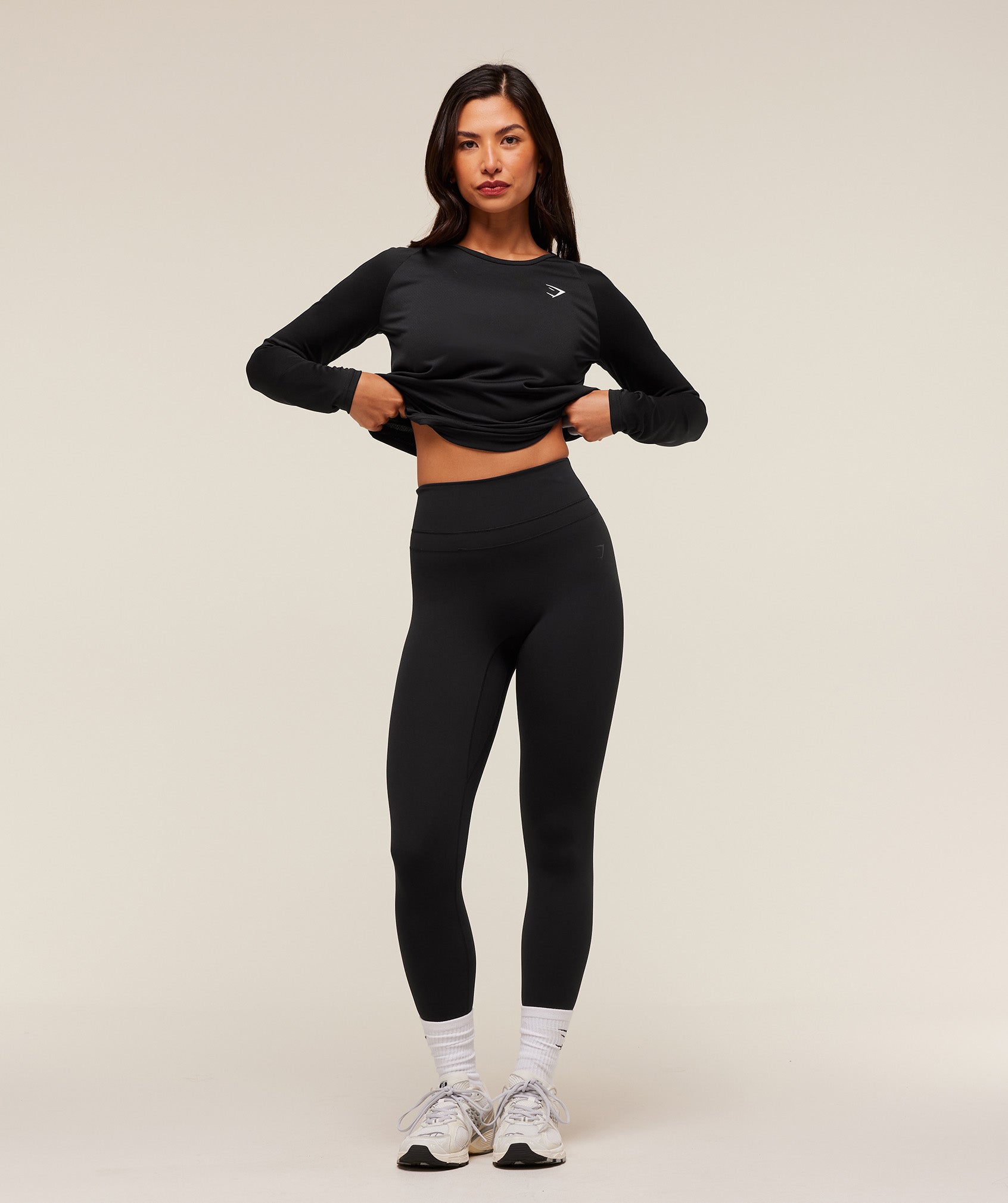 Training Long Sleeve Top  - Black