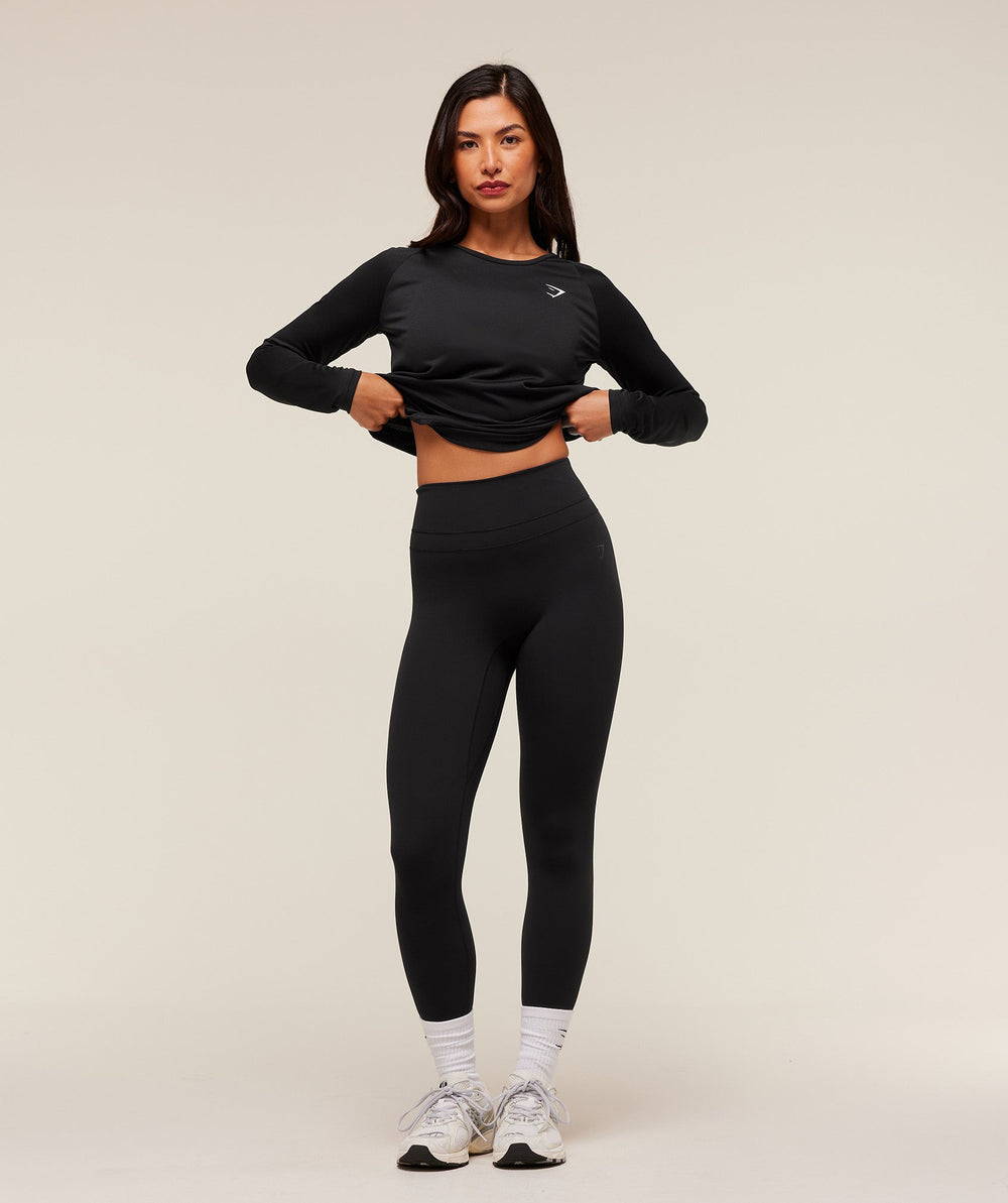 Training Long Sleeve Top  - Black