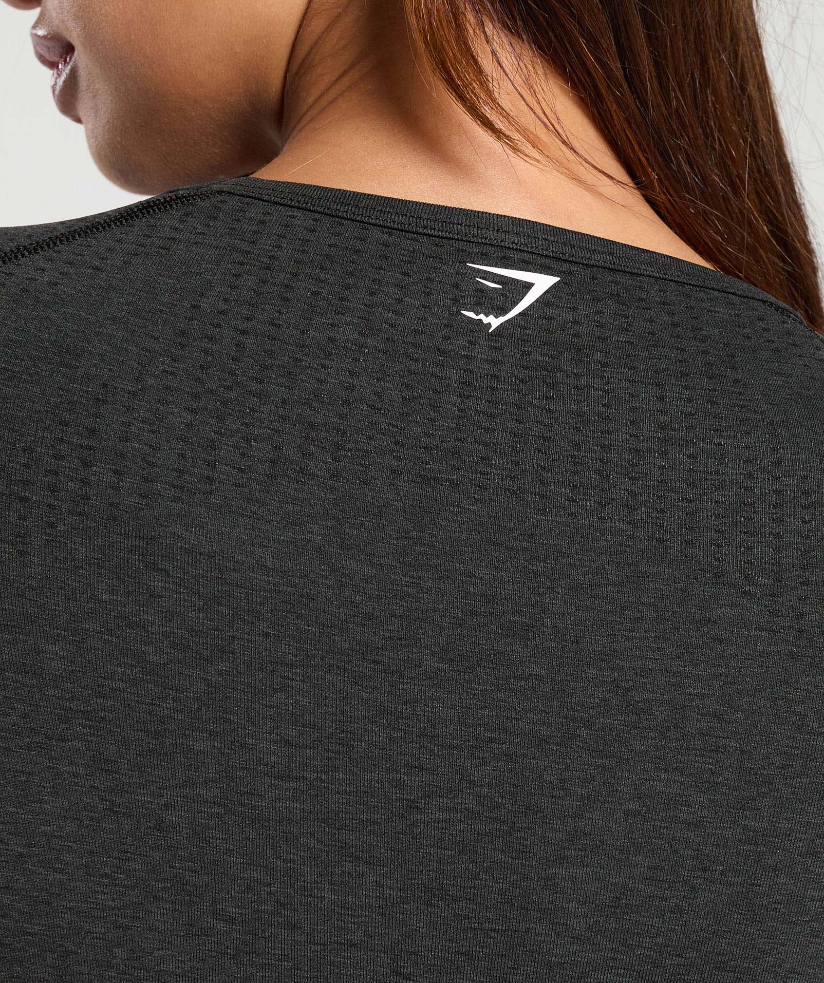 Vital Long Sleeve Top - Black Marl