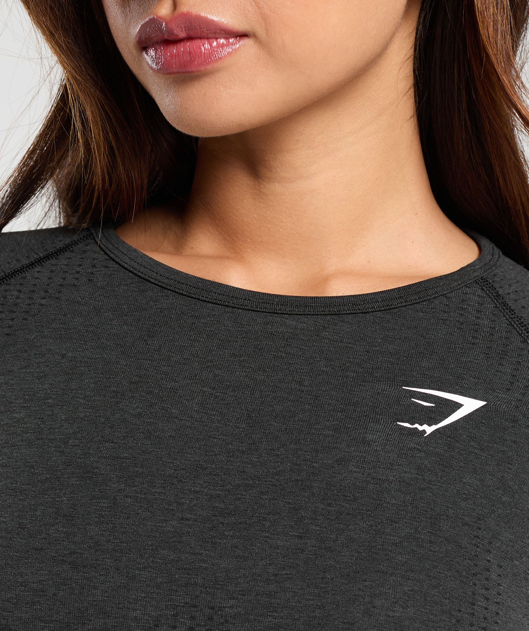 Vital Long Sleeve Top - Black Marl
