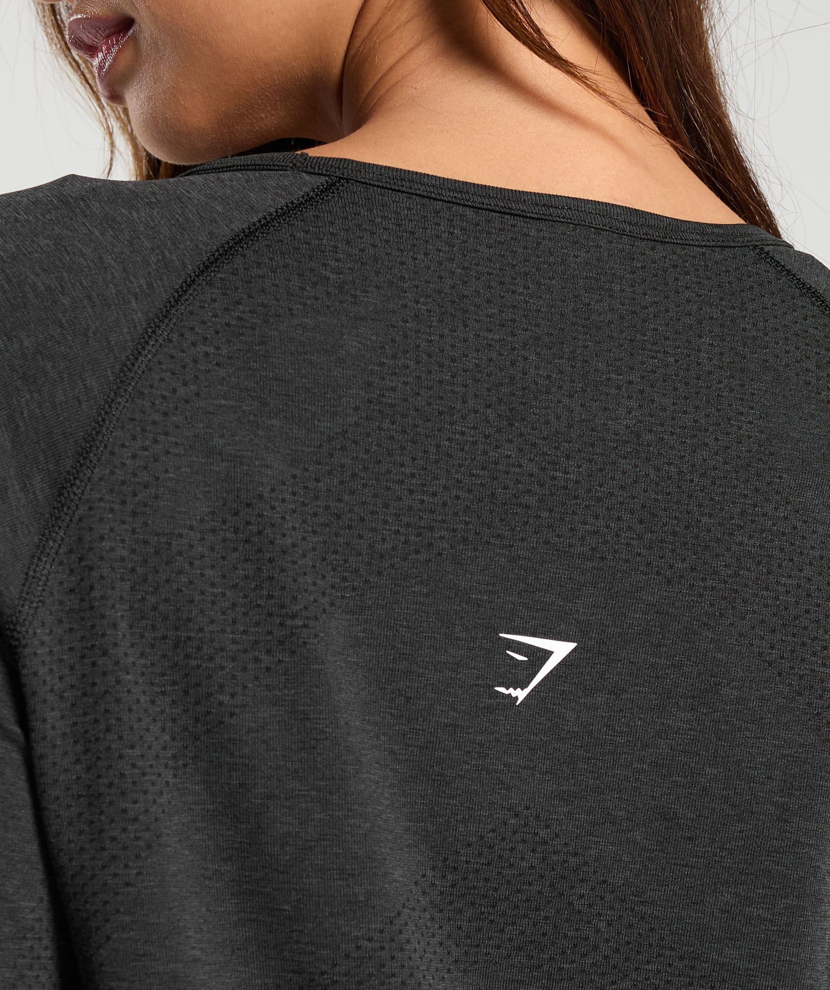 Vital Light Long Sleeve Top - Black Marl