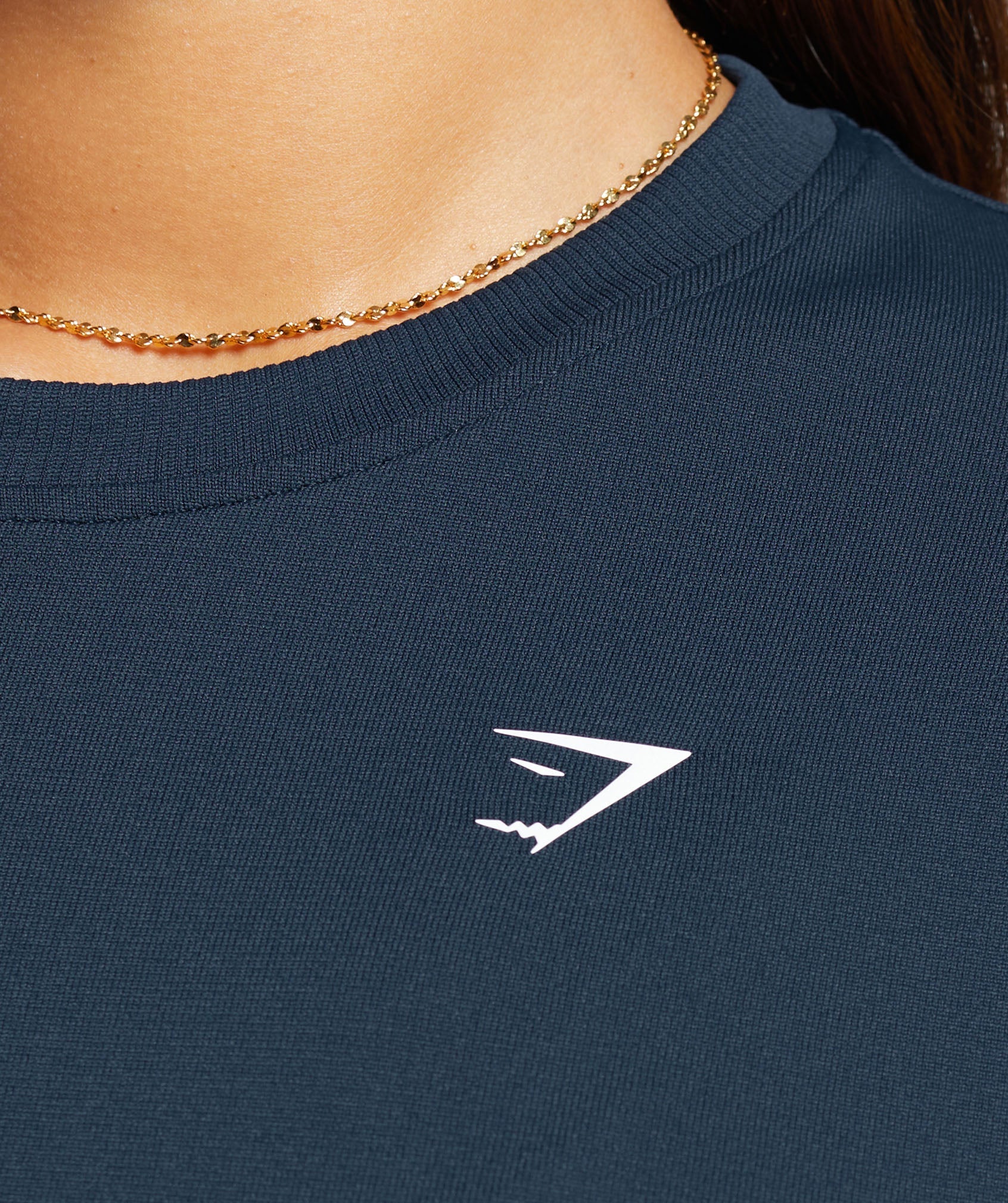 Everyday Seamless Long Sleeve Top - Navy