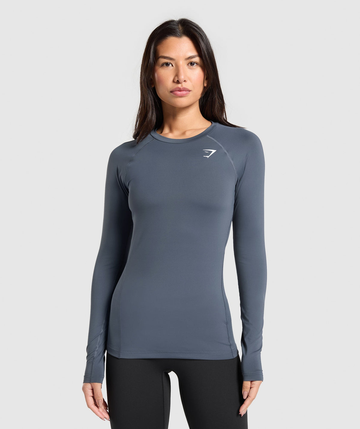 Training Baselayer Long Sleeve Top - Titanium Blue