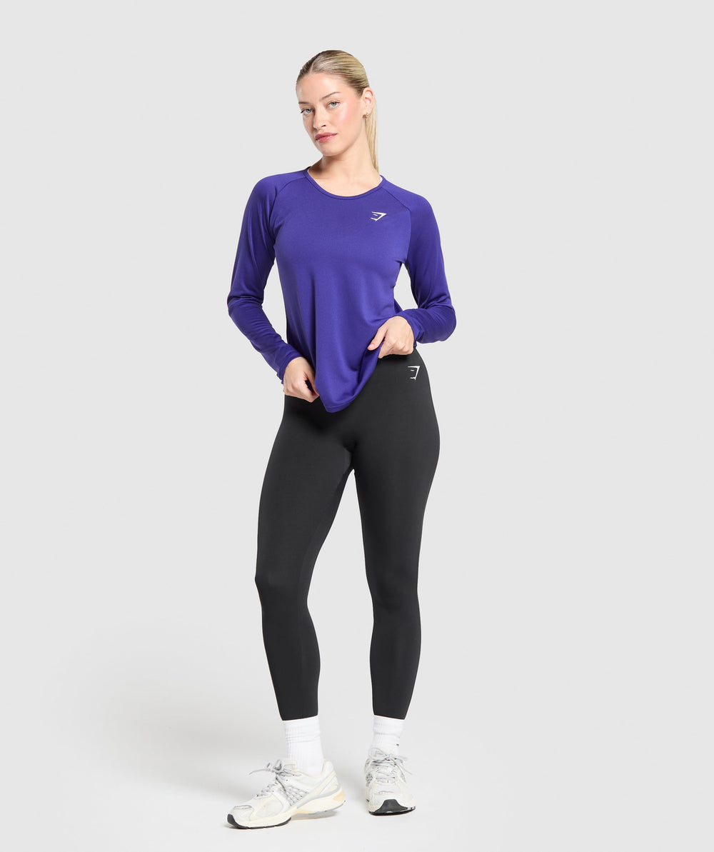 Training Long Sleeve Top  - Cobalt Purple