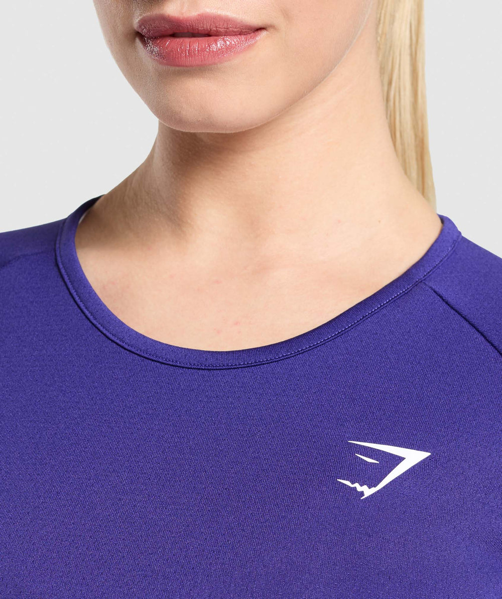 Training Long Sleeve Top  - Cobalt Purple