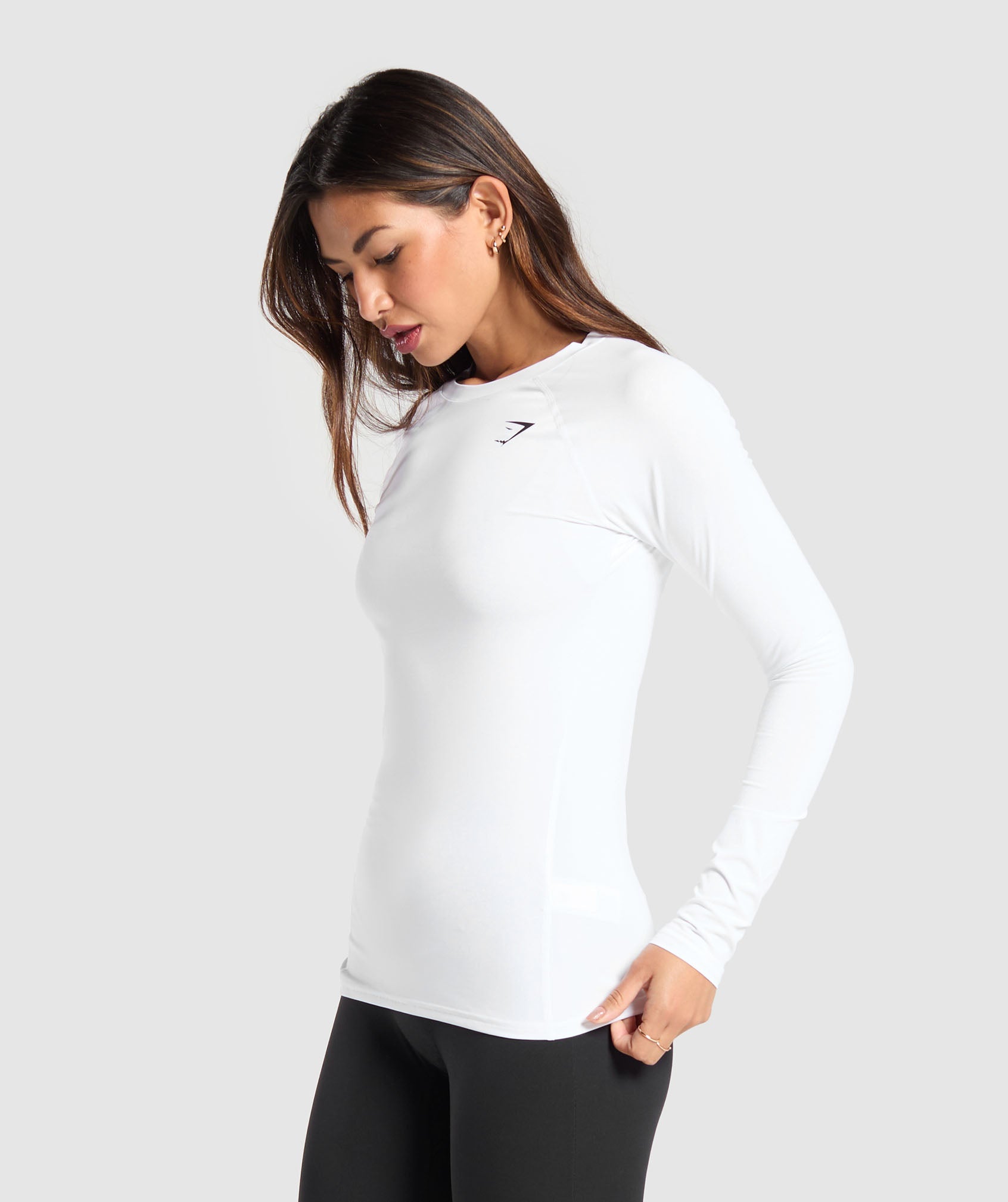 Training Baselayer Long Sleeve Top - White