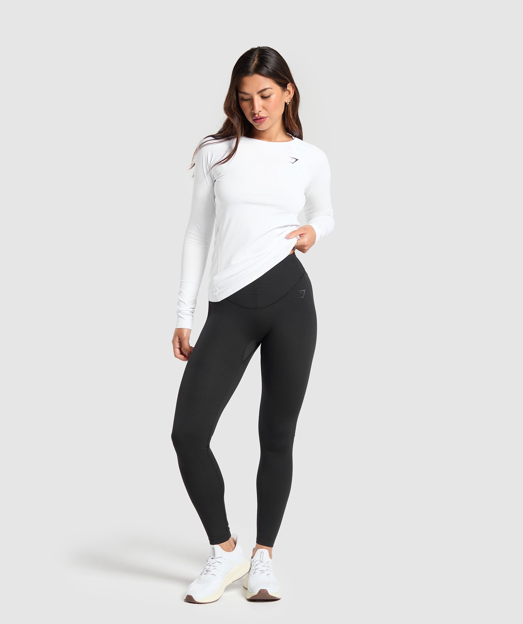 Training Baselayer Long Sleeve Top - White